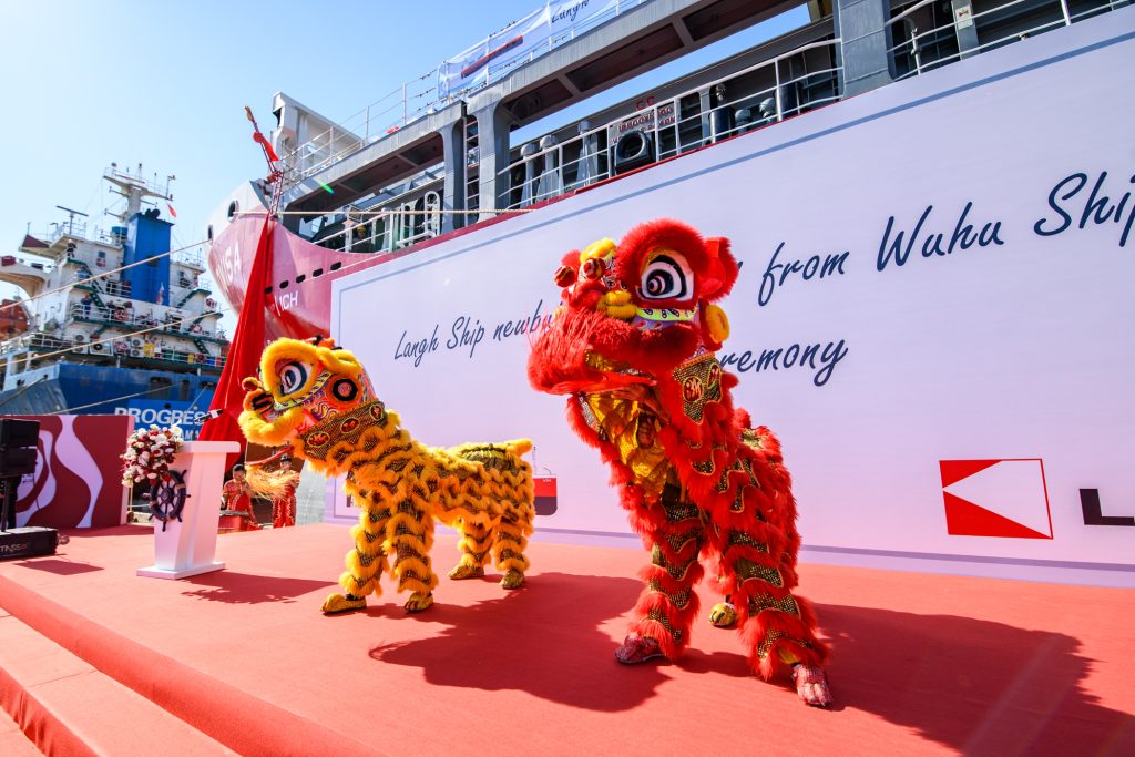 99954 2023 11 02 Langh Ship Lovisa Ceremony Lion Dance