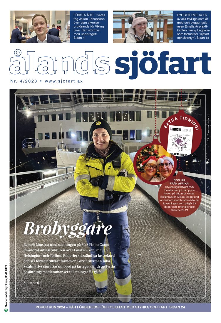 Alandssjofart #4 2023 Frontpage