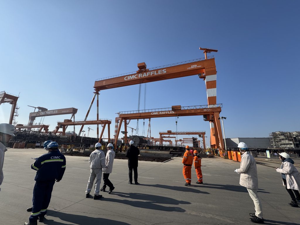 Haiyang CIMC Raffles Offshore, Haiyang City, visit Dec